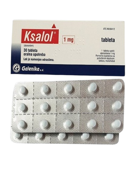 Buy Alprazolam (Ksalol) 1mg for reliable anxiety relief