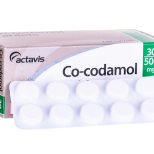 Chemist4U Co-codamol tablets for pain relief, containing paracetamol and codeine.